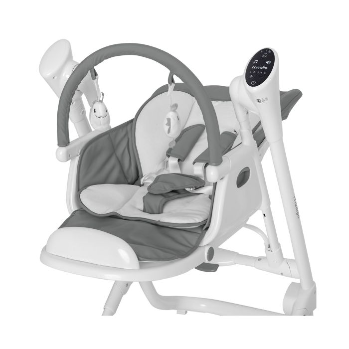 Стільчик-гойдалка CARRELLO Triumph сенсорна панель CRL-10302 Palette Grey