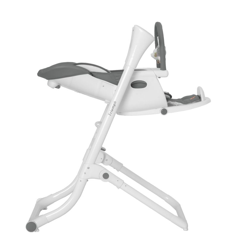 Стульчик-качели CARRELLO Triumph сенсорная панель CRL-10302 Palette Grey