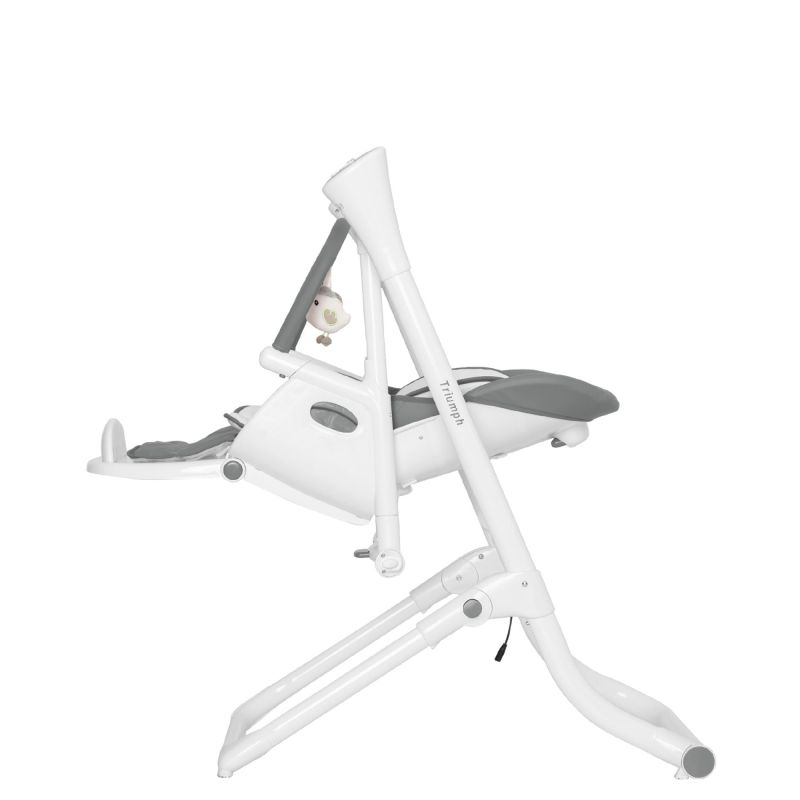 Стульчик-качели CARRELLO Triumph сенсорная панель CRL-10302 Palette Grey