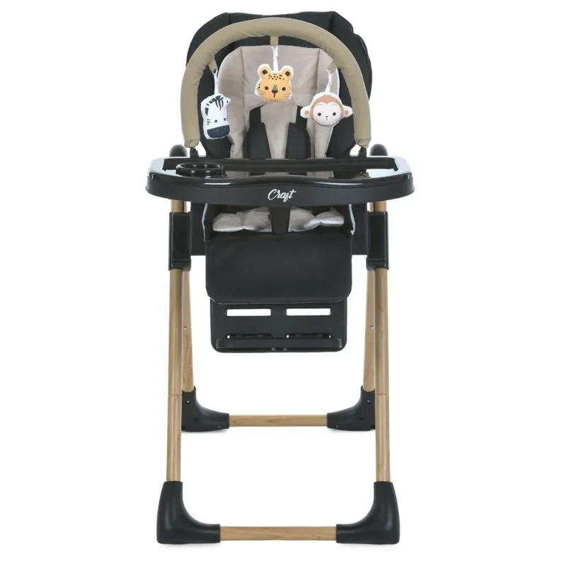 Стульчик для кормления El Camino CRAFT  ME 1115-W Black