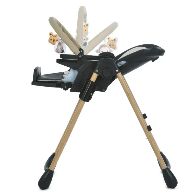 Стульчик для кормления El Camino CRAFT  ME 1115-W Black