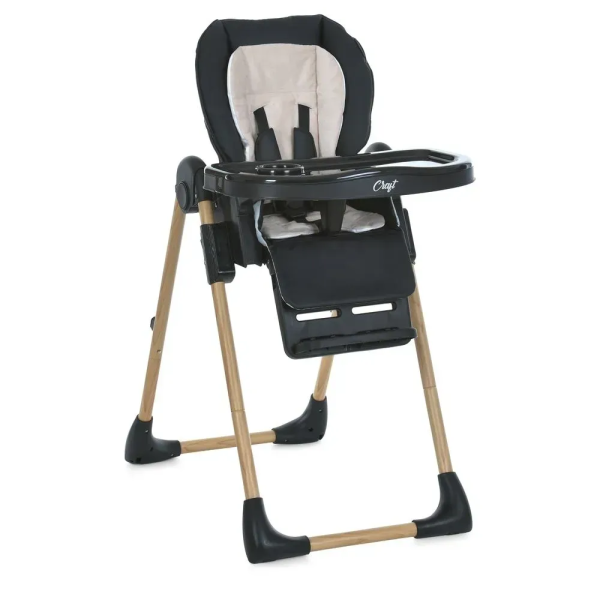 Стульчик для кормления El Camino CRAFT  ME 1115-W Black Стульчик для кормления El Camino CRAFT  ME 1115-W Black