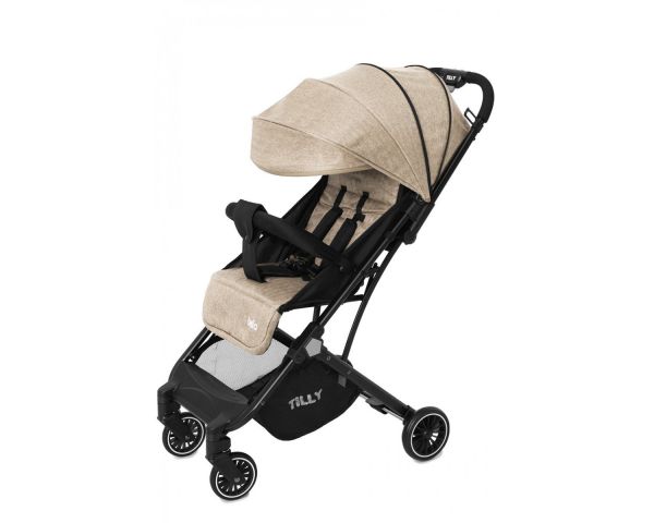 Прогулочная коляска Tilly Bella T-163 Linen Beige +дождевик S/1/ Прогулочная коляска Tilly Bella T-163 Linen Beige +дождевик S/1/