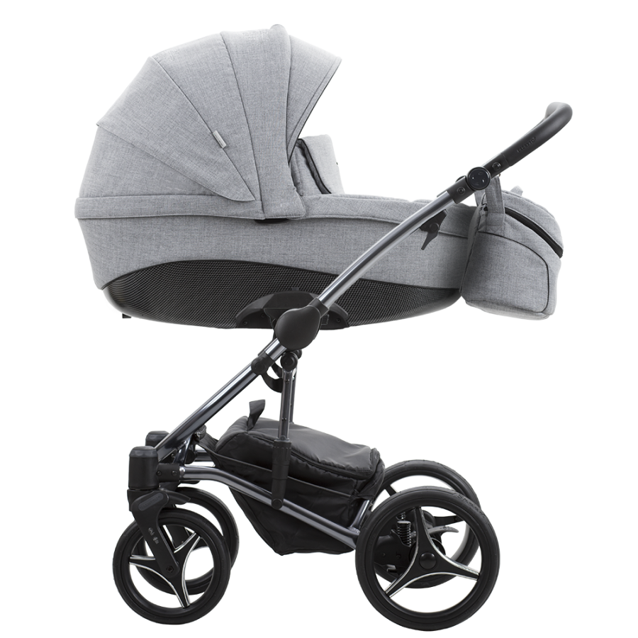 Коляска 2 в 1 Bebetto Tito Premium DARK 02