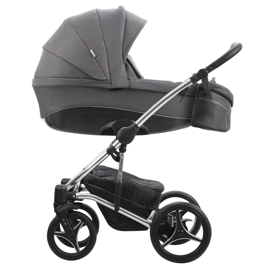Коляска 2 в 1 Bebetto Tito Premium SILVER 02