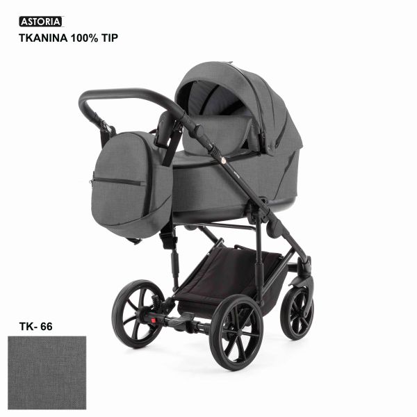 Коляска 2 в 1 Adamex Astoria TK-66 серый