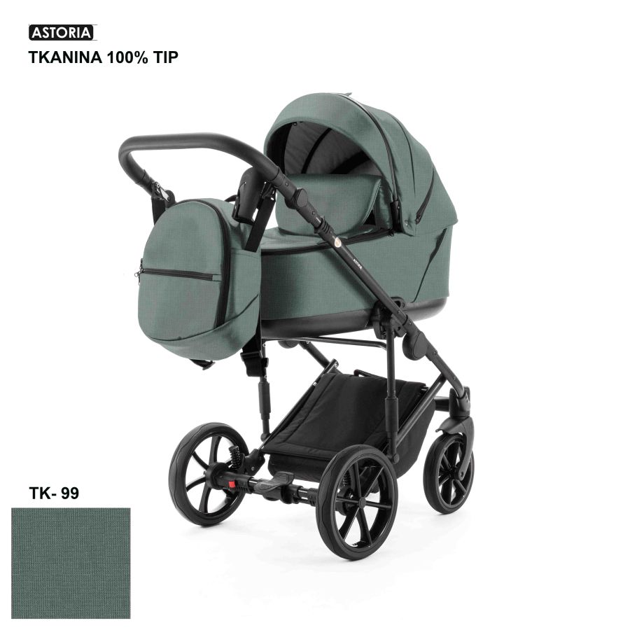 Коляска 2 в 1 Adamex Astoria TK-99 бірюза
