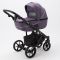Коляска 2 в 1 Adamex Bibione TKB-3 Lux (чорний баклажан)
