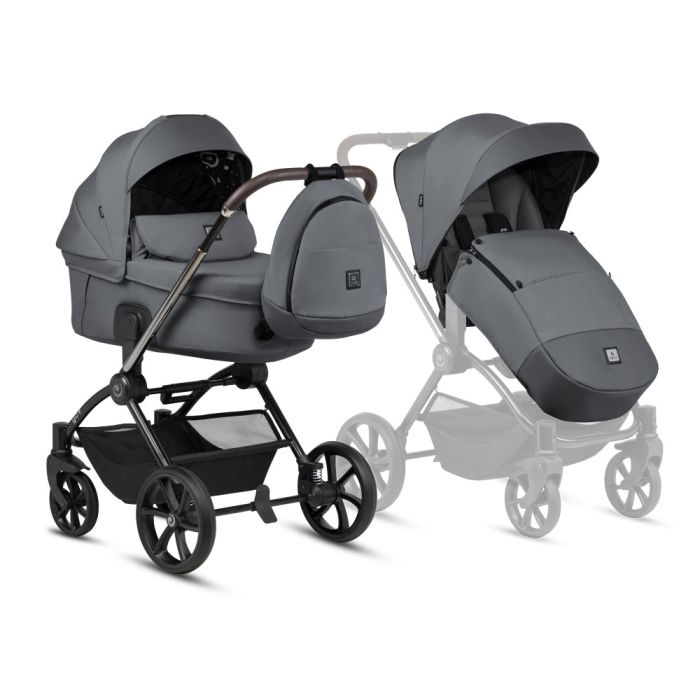 Коляска 2 в 1 TUTIS GIO+ Grigio