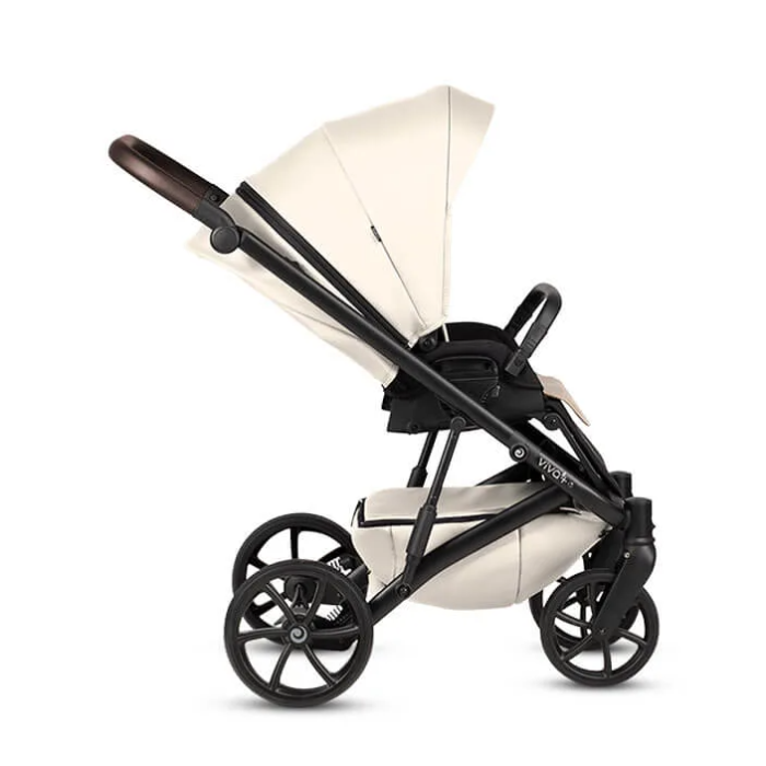 Коляска 2 в 1 TUTIS VIVA6 Plus Leather Vanila