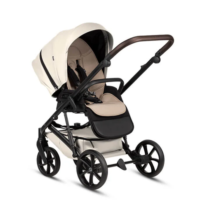 Коляска 2 в 1 TUTIS VIVA6 Plus Leather Vanila