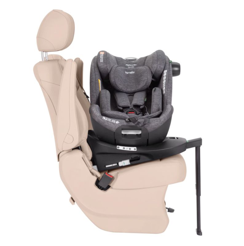 Автокресло CARRELLO Meteorit+ CRL-17515 Marble Grey i-Size 40-150см ISOFIX с поворотом и опорной стойкой