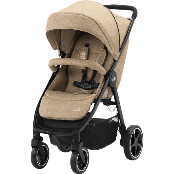 Прогулочная коляска BRITAX-ROMER B-AGILE M Linen Beige Прогулочная коляска BRITAX-ROMER B-AGILE M Linen Beige