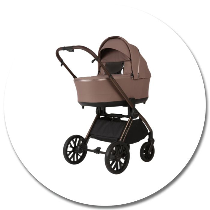 Коляска 2 в 1 Adamex Bianco 13 Chocolate Brown