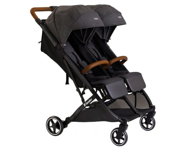 Прогулянкова коляска для двійні X-Lander X-Double - DOUBLE BLACK Прогулянкова коляска для двійні X-Lander X-Double - DOUBLE BLACK