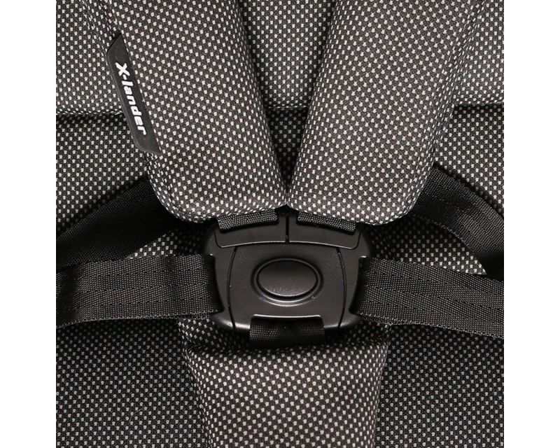 Прогулянкова коляска для двійні X-Lander X-Double - DOUBLE BLACK