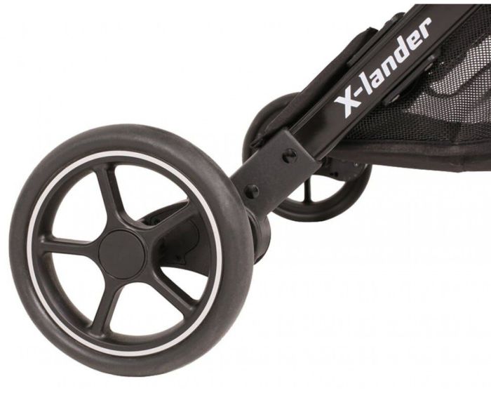 Прогулянкова коляска для двійні X-Lander X-Double - DOUBLE BLACK