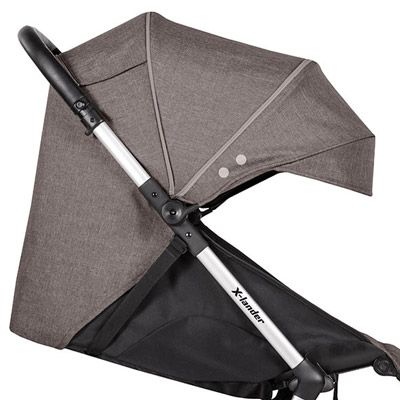 Коляска-книжка X-Lander X-Fly із сумкою X-Bag Lite - LUNAR BLACK