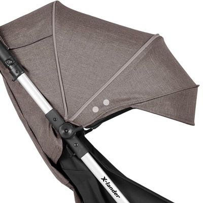 Коляска-книжка X-Lander X-Fly із сумкою X-Bag Lite - LUNAR BLACK