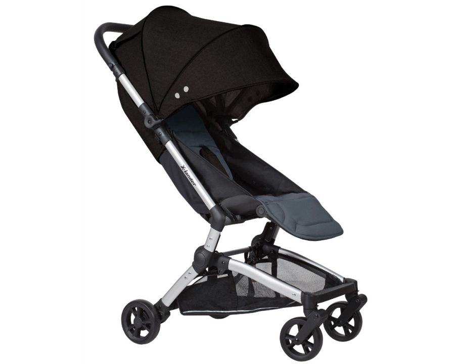 Коляска-книжка X-Lander X-Fly із сумкою X-Bag Lite - LUNAR BLACK